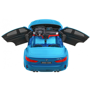 SUV BMW X6M XXL dla 2 dzieci Lakier Niebieski + Pilot